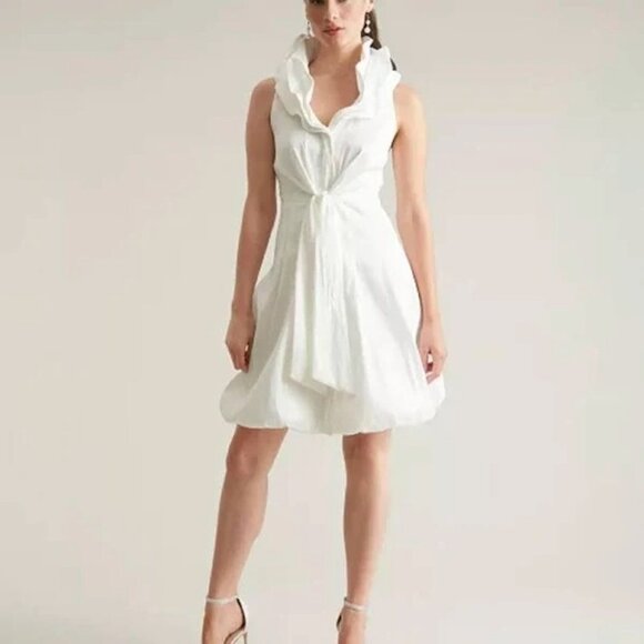 Ivy + Blu Dresses & Skirts - NWT Ivy + Blu Women's Triple Collar Tie Front Sleeveless Dress Size 12